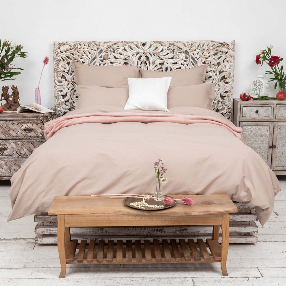 PROVANCE Роузмист Простыня 1,5сп, 150х220см, смесовый хлопок, 3 цвета, арт.№ 432-066