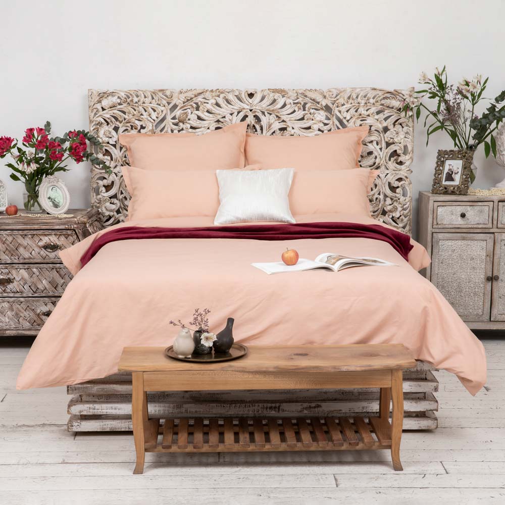 PROVANCE Роузмист Простыня 1,5сп, 150х220см, смесовый хлопок, 3 цвета, арт.№ 432-066