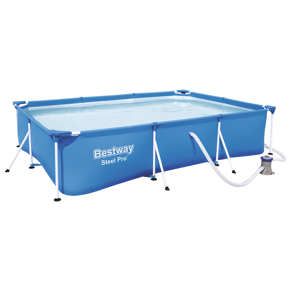 BESTWAY Бассейн каркасный Steel Pro с ф.-насосом, 300х201х66см, 3300л, 56411, арт.№ 107-243