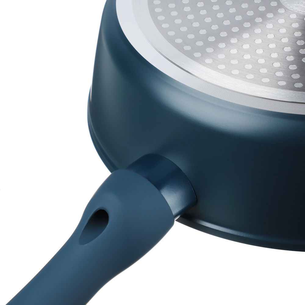 SATOSHI Ривьера Сковорода литая глубокая d24см, антипригарное покрытие мрамор, индукция, арт.№ 846-727