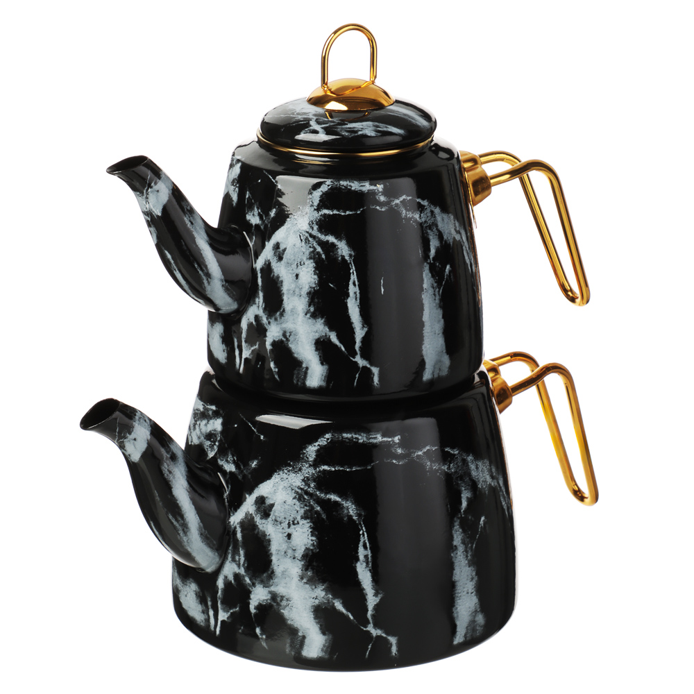 VETTA Чайник двухъярусный эмалированный, 1,5л; 2,1л, арт.№ 894-555