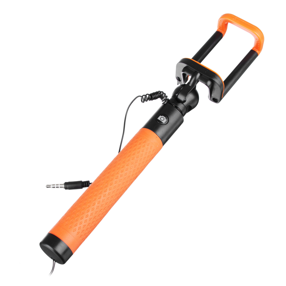 Селфи-палка BY, 18-73см, прорезиненная, пластик, арт.№ 470-058