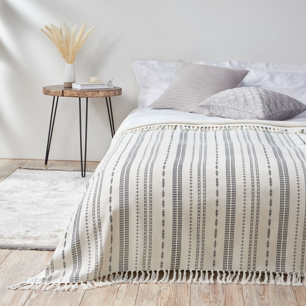 PROVANCE Нэви Покрывало хлопок, 200х220см, 2 дизайна, арт.№ 486-195