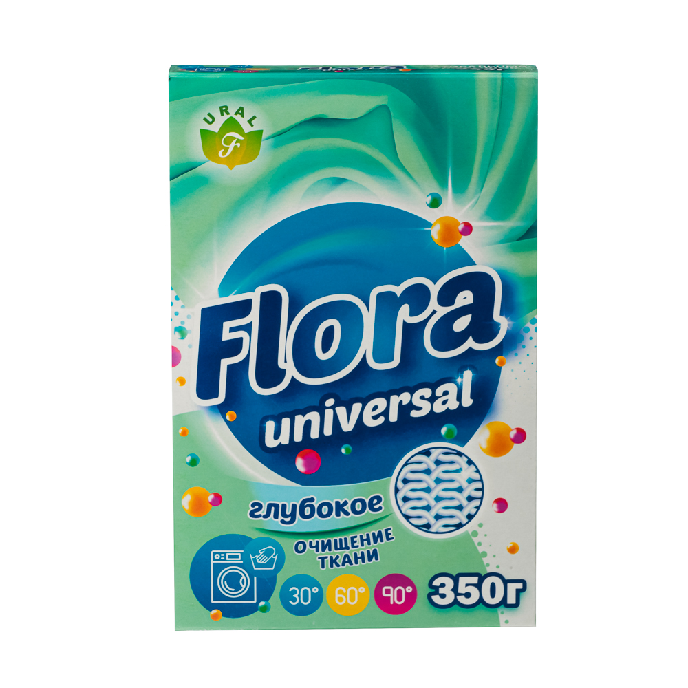 Стиральный порошок ФЛОРА универсальный, к/к, 350г, арт.№ 958-092