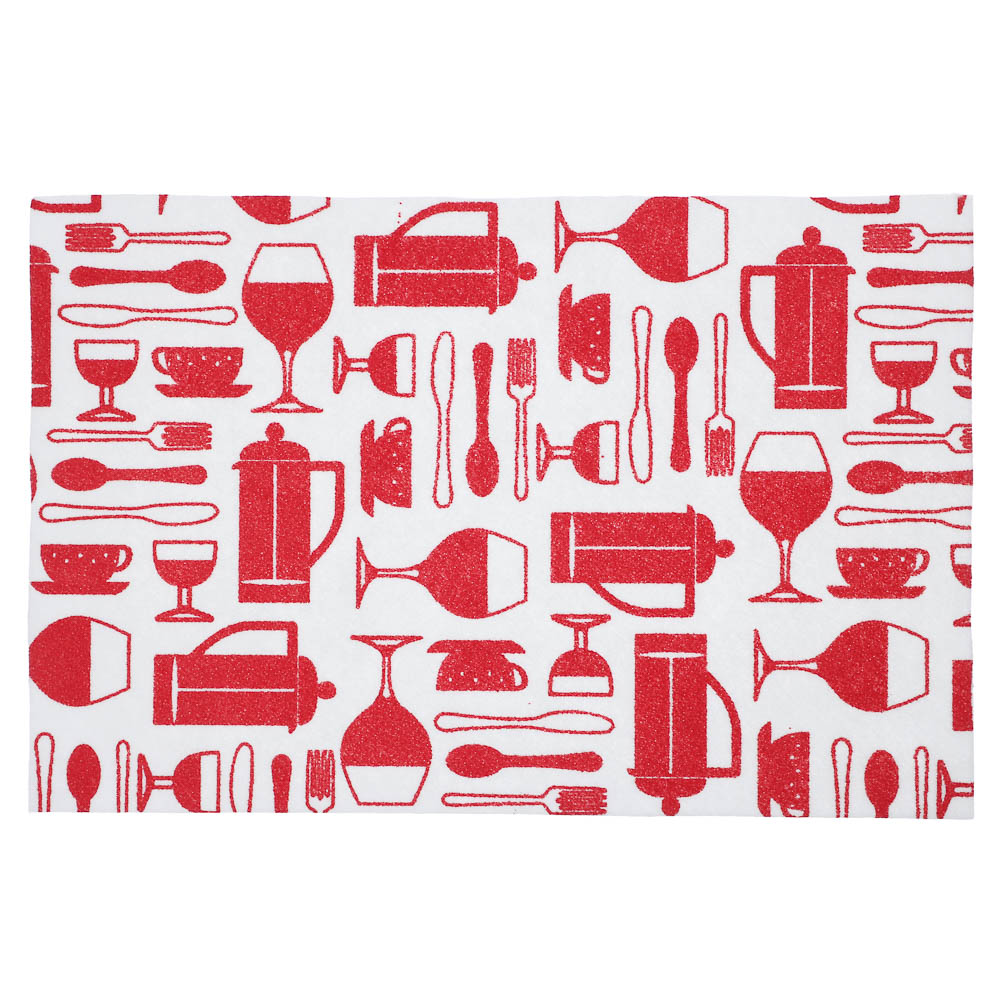 Коврик для сушки посуды, 25х38см, вискоза, арт.№ 485-075