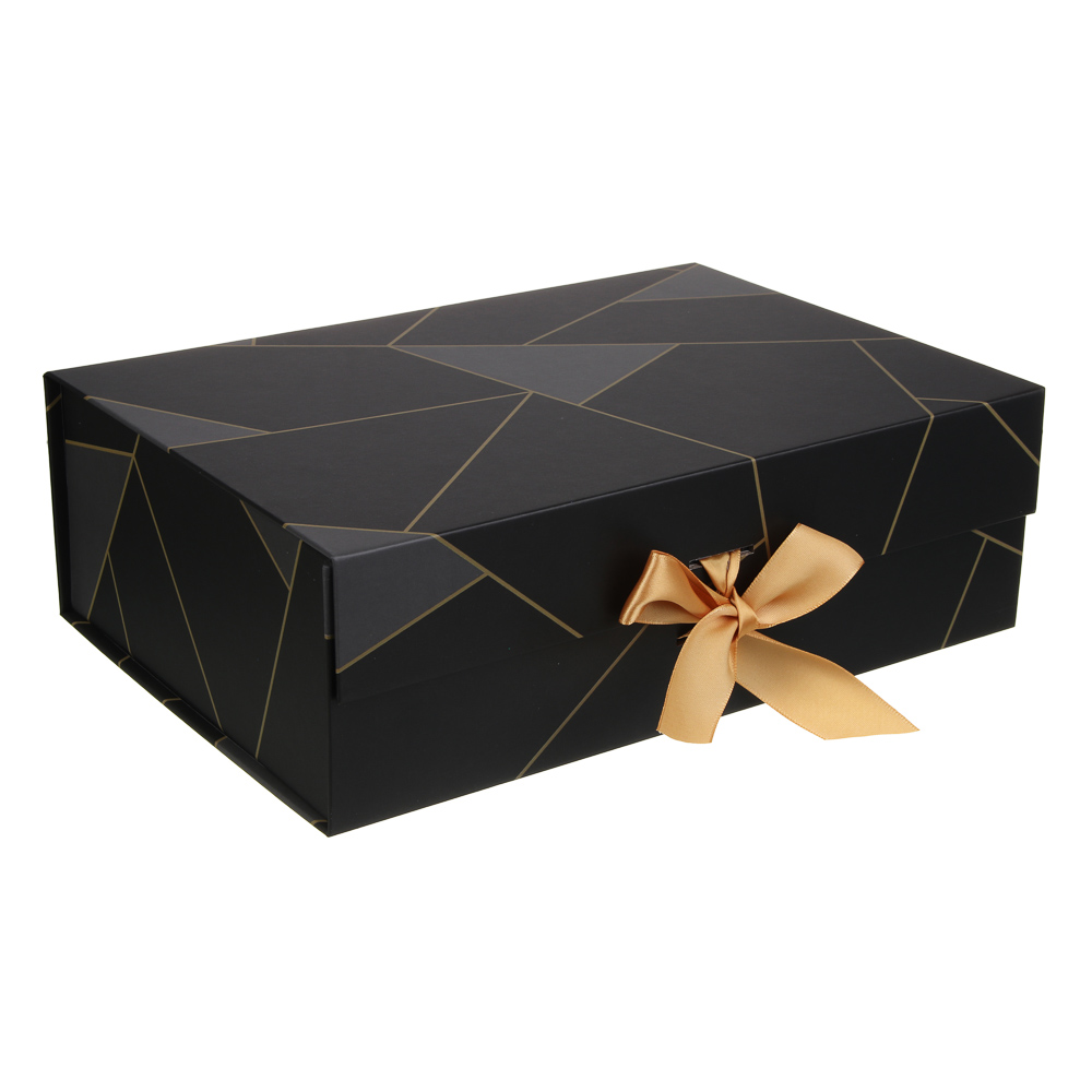 ВСЁГАЗИН Коробка подарочная складная с лентой, 28x20x9 см, арт.№ 499-023