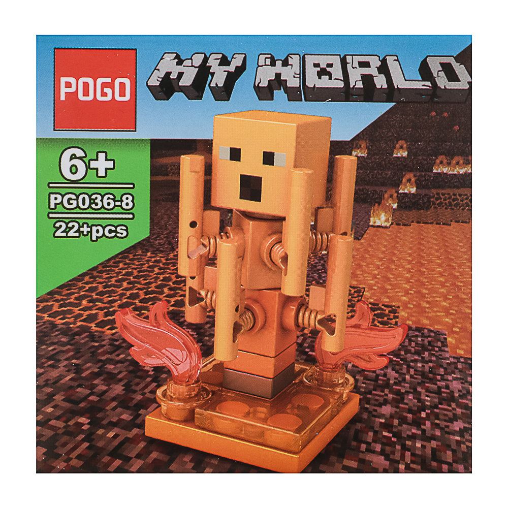 Конструктор "Игровой мир" 21-28 дет., ABS, 7х4,5х7 см, 6 видов, арт.№ 265-664