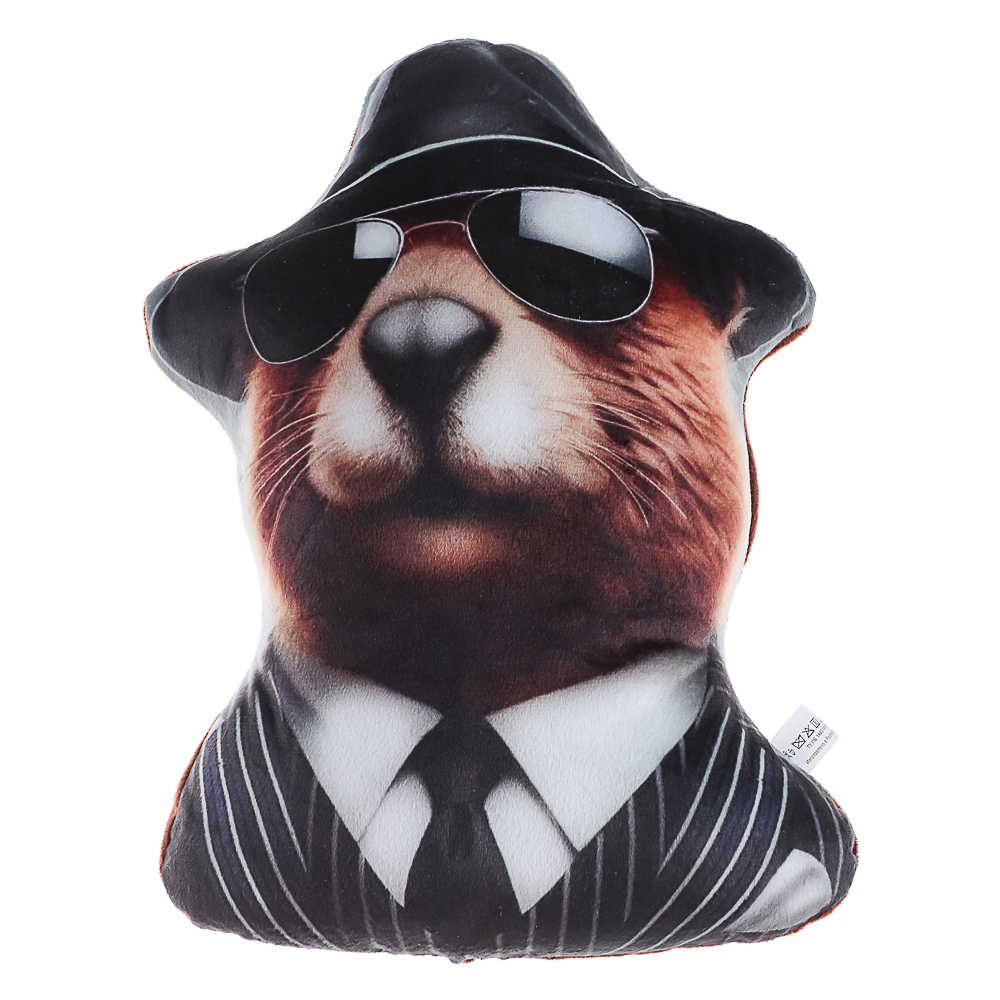 Мягкая игрушка, мемный антистресс "Питомцы", полиэстер, 24-30 см, 6 видов, арт.№ 264-471