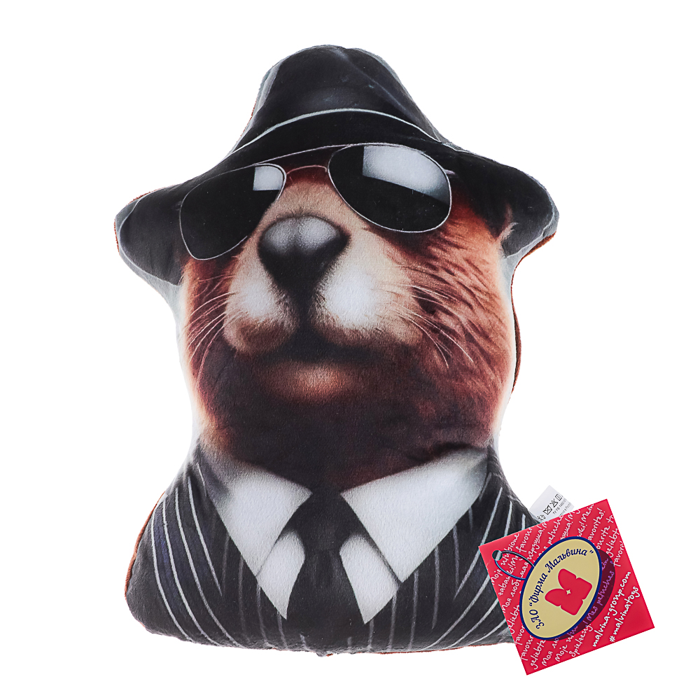 Мягкая игрушка, мемный антистресс "Питомцы", полиэстер, 24-30 см, 6 видов, арт.№ 264-471