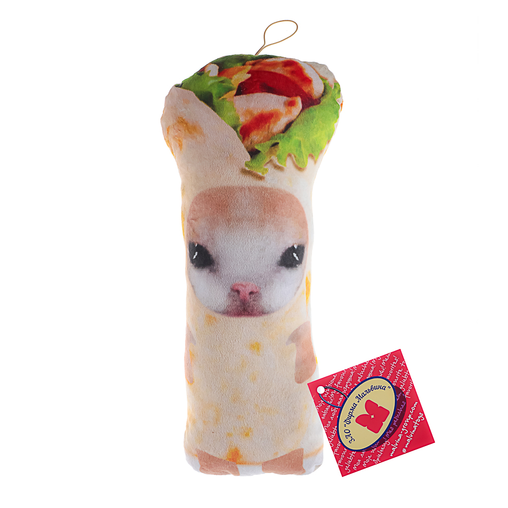 Мягкая игрушка, мемный антистресс "Питомцы", полиэстер, 24-30 см, 6 видов, арт.№ 264-471