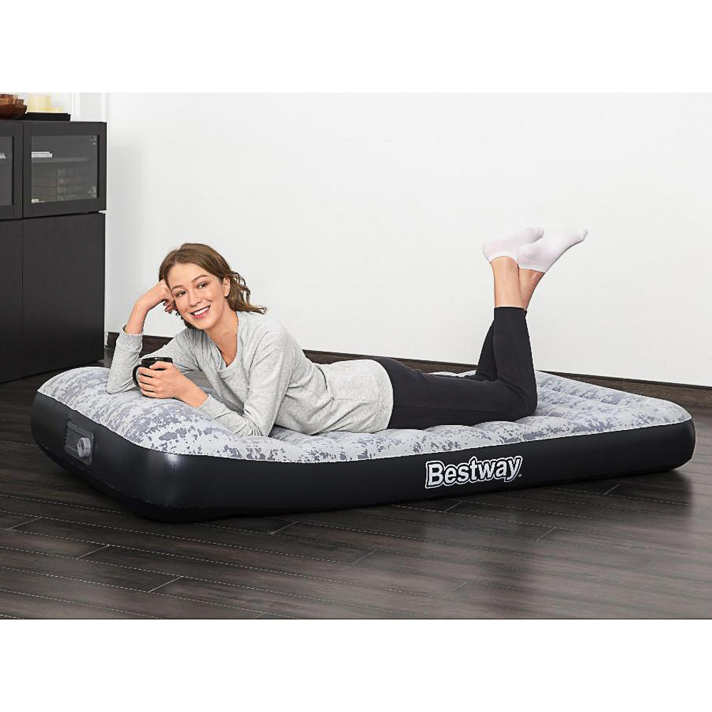 BESTWAY Кровать надувная Twin, встроенный электронасос 220В, 188х99х30см, 67834, арт.№ 106-038