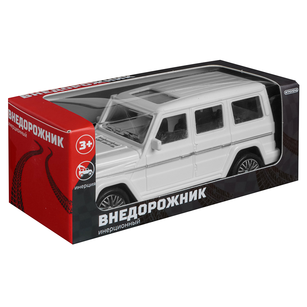 ИГРОЛЕНД Внедорожник инерционный, ABS, 13,6х6,5х5,4 см, 2 дизайна, арт.№ 292-448