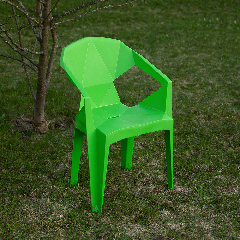INBLOOM Стул уличный с подлокотниками, 42х55х80см, РР, арт.№ 175-013