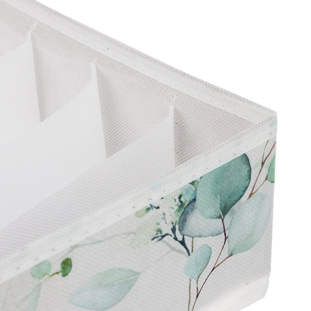 VETTA Рио-де-Жанейро Органайзер для мелочей 30х30х10см, без крышки, 5 секций, спанбонд, 2 дизайна, арт.№ 457-762