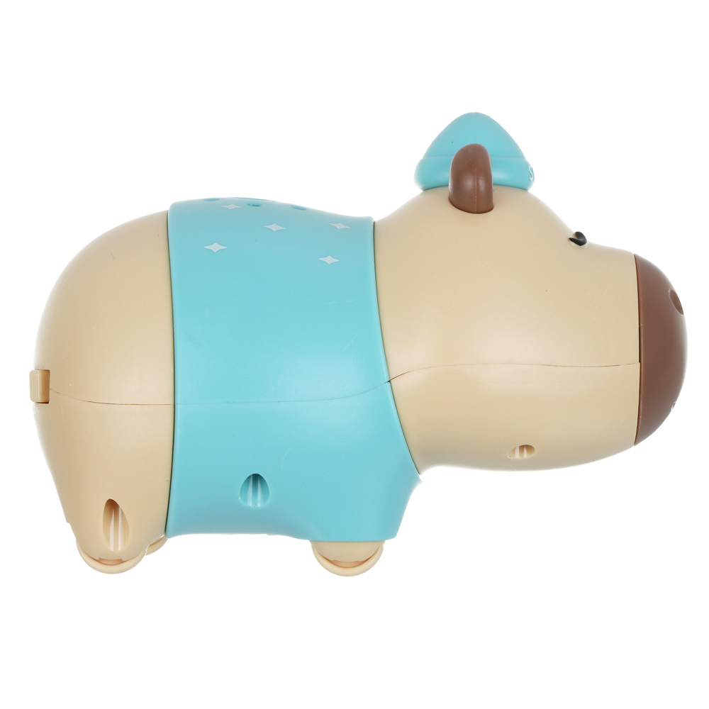 Питомец на колесиках, дует воздухом, 2 шарика, USB, ABS, Н44, тм ИГРОЛЕНД, 3+, арт.№ 272-922