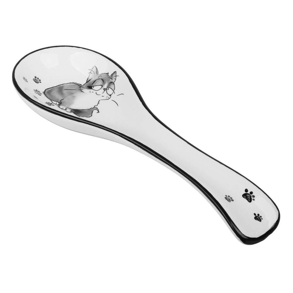 MILLIMI Озорные коты Подставка для ложки, 22x7x3см, керамика, арт.№ 824-503