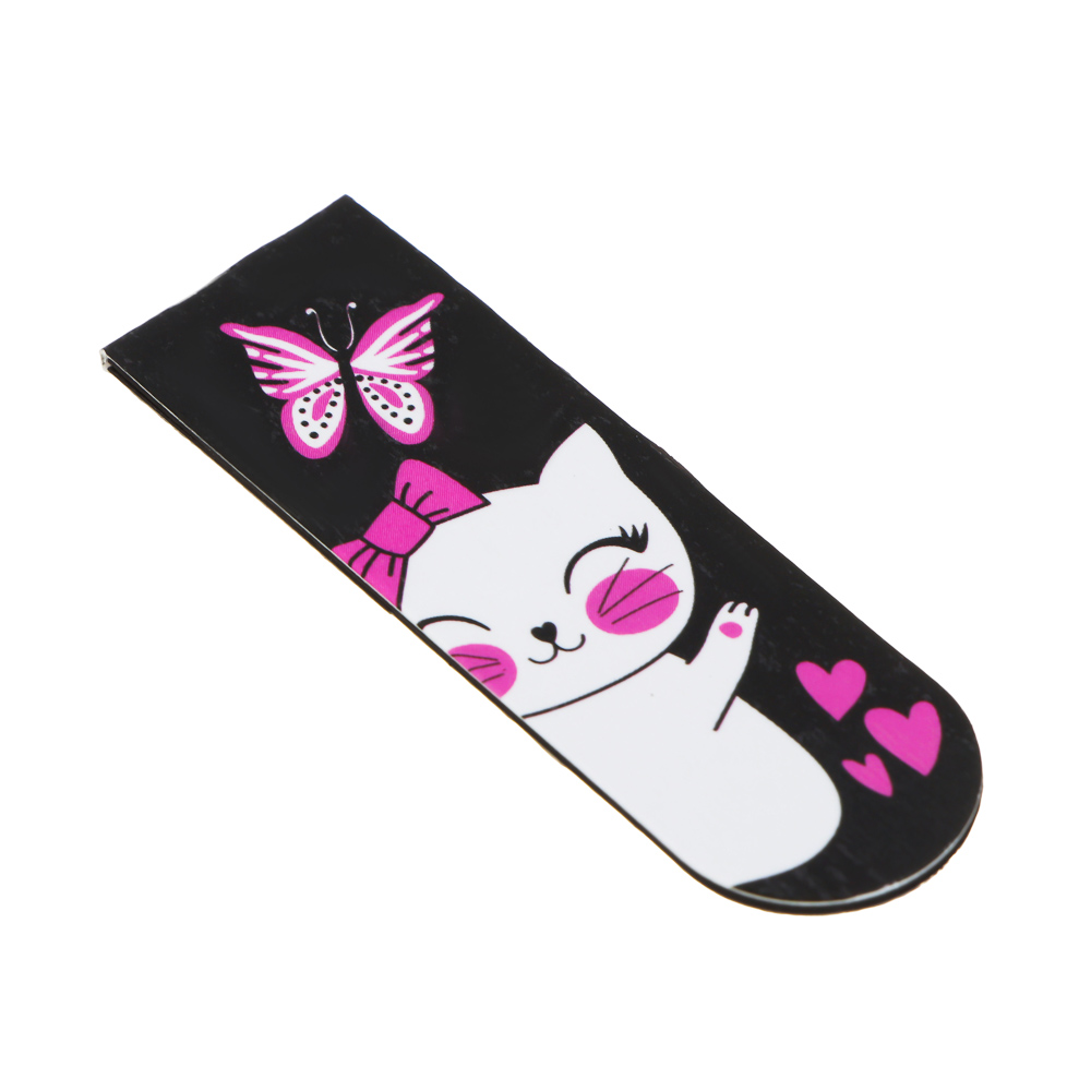 Котик с Крыльями Набор закладок магнитных, 6 штук, размер закладки 12х1,9 см, упаковка 18,3х10,3 см, арт.№ 235-013