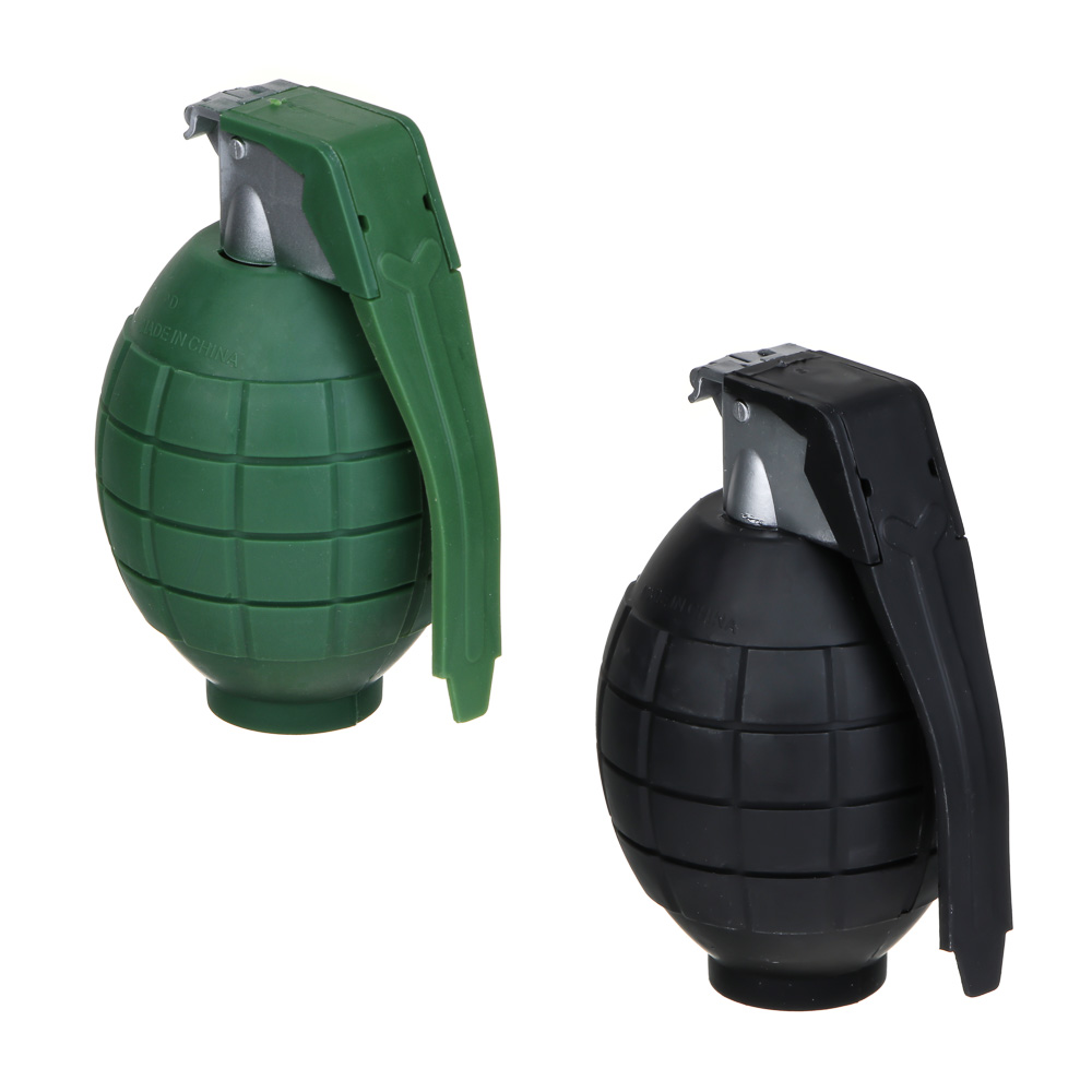 ИГРОЛЕНД Граната игрушечная, свет, звук, 2xAG13, ABS, 10х7х7см, 2 дизайна, арт.№ 261-760