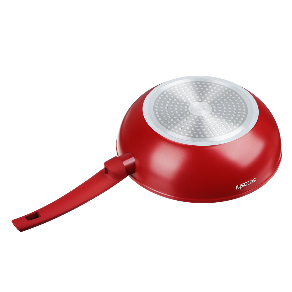 SATOSHI Верден Сотейник-вок литой d=26см, антипригарное покрытие мрамор, индукция, арт.№ 846-467