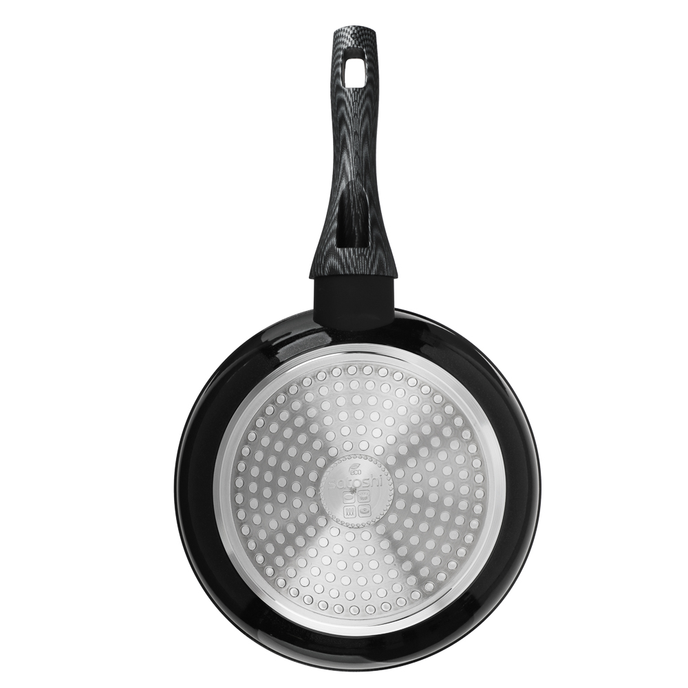 SATOSHI Карбон Сковорода литая d20см, антипригарное покрытие Мрамор, индукция, арт.№ 846-451