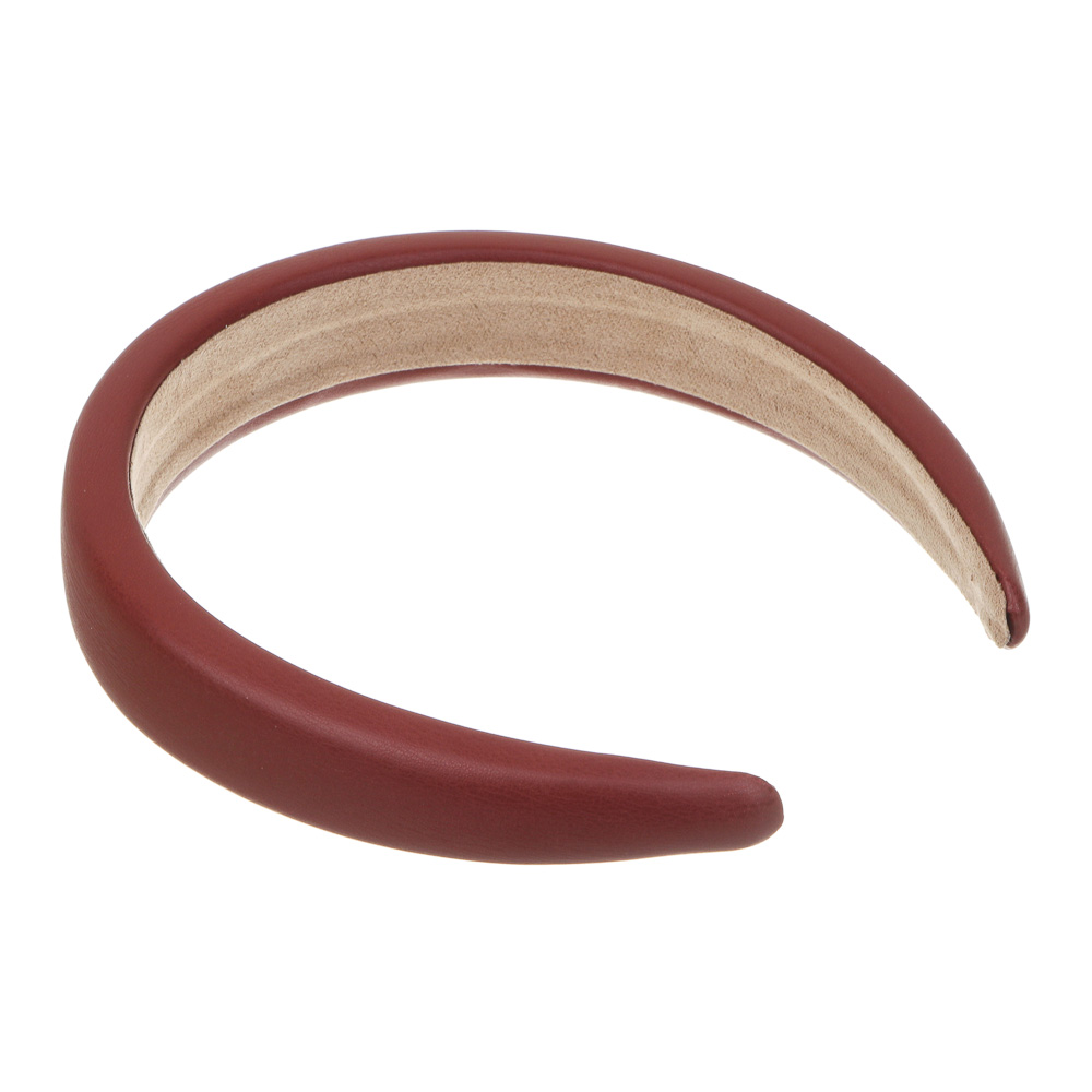 ЮНИLOOK Ободок для волос, 3см, PU, пластик, 5 цветов, ACS-23, арт.№ 323-006