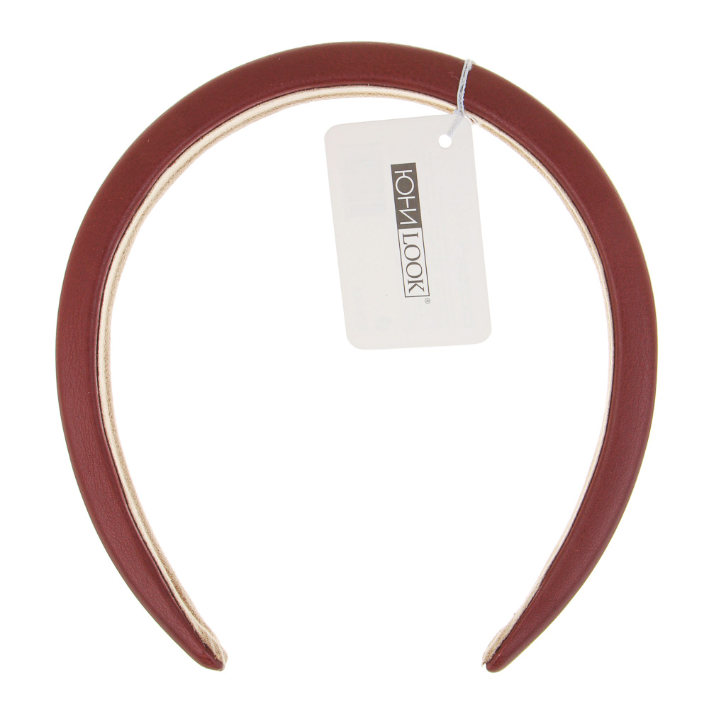 ЮНИLOOK Ободок для волос, 3см, PU, пластик, 5 цветов, ACS-23, арт.№ 323-006