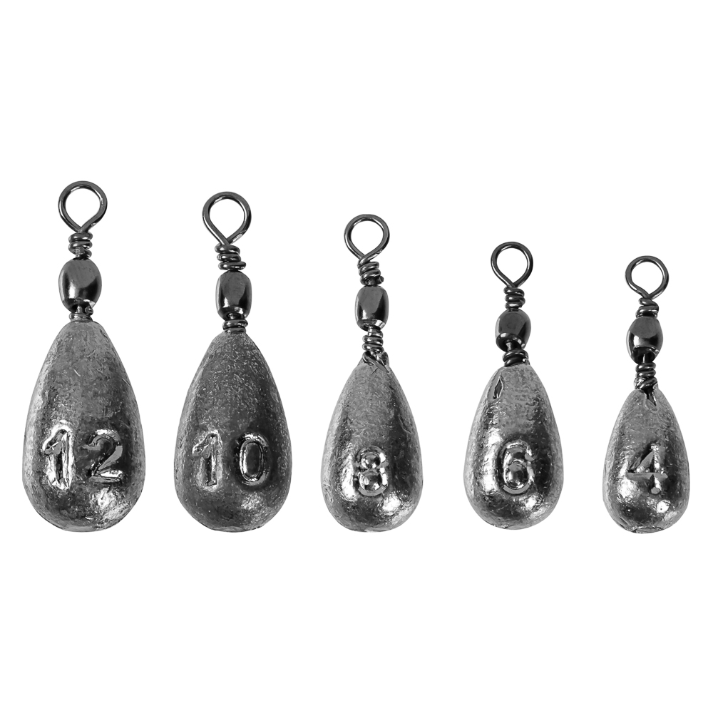 Набор грузов "Колокол" тм AZOR FISHING, 3шт, 4г, 6г, 8г, 10г, 12г, 5 видов, арт.№ 141-015