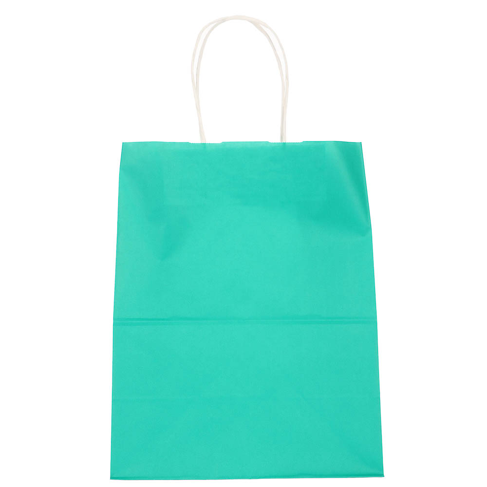 Пакет подарочный с кручеными ручками L 24x14x30см, 2 цвета: розовый/зеленый в асс, арт.№ 507-505