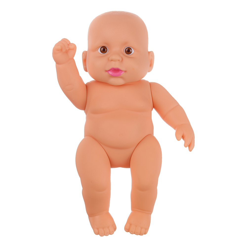 ИГРОЛЕНД Пупс в ванночке с аксессуарами, PP, PVC, упак. 24х15х14см, 2 дизайна, арт.№ 267-652