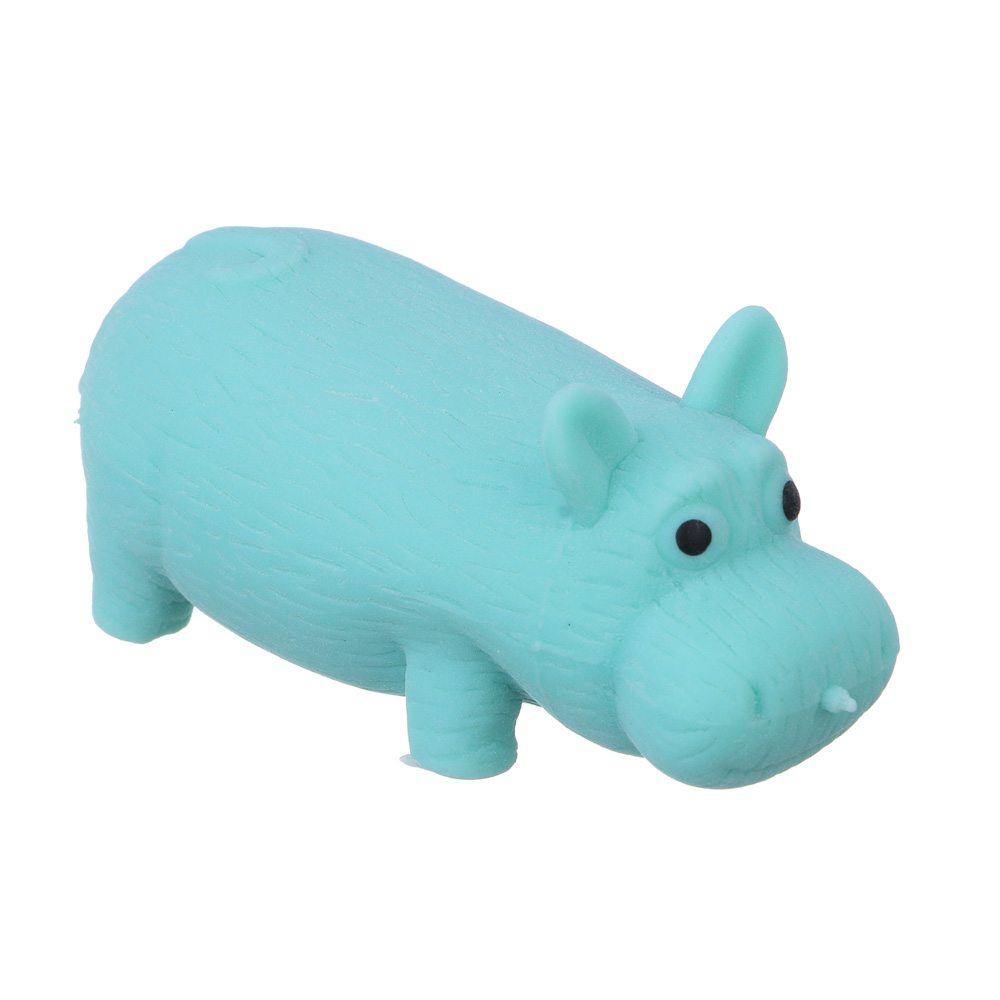 ИГРОЛЕНД Игрушка антистресс растягушка "Зверушки", TPR, песок, 4,5х10см, 4 дизайна, арт.№ 297-099