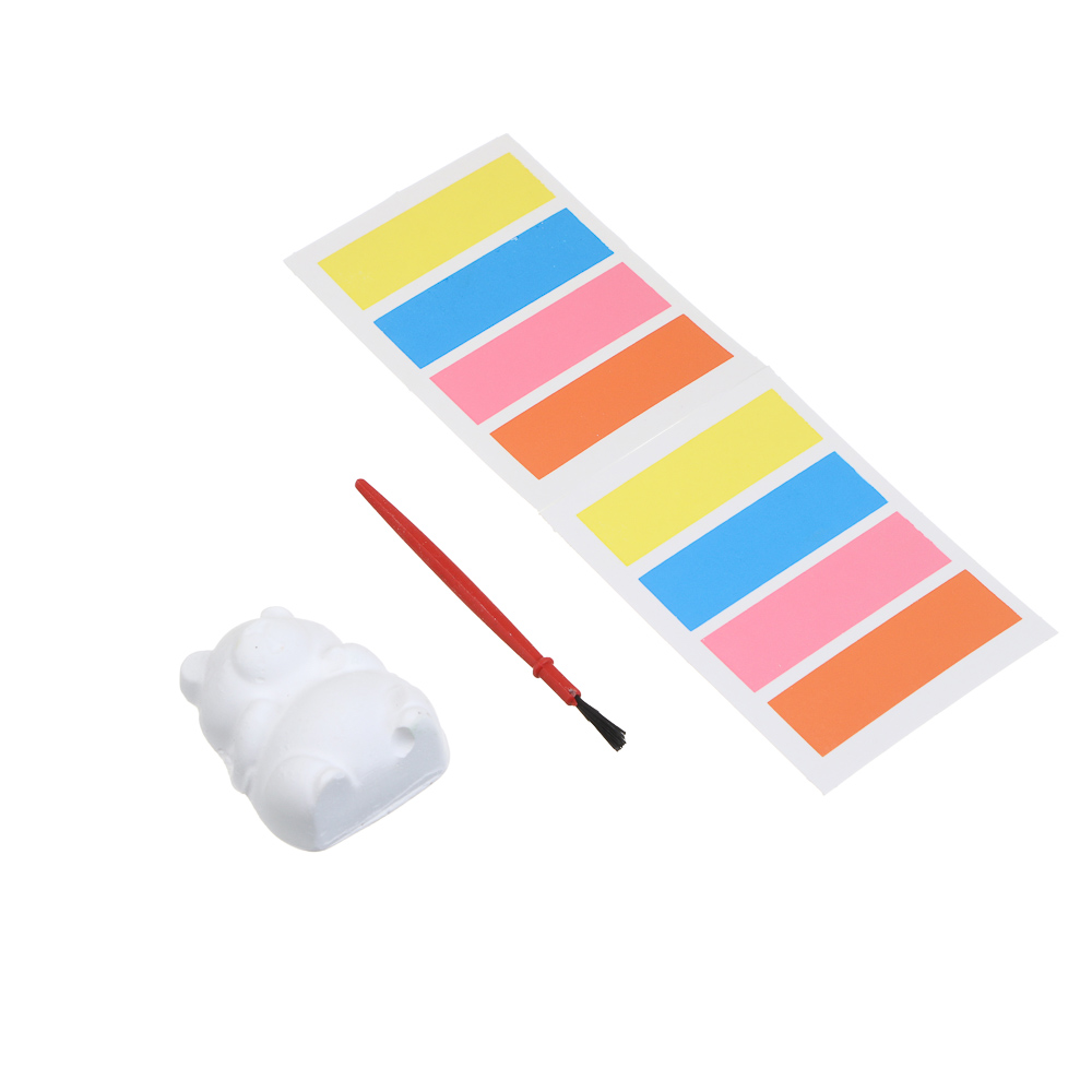 ХОББИХИТ Фигурка под раскраску "Капибара", гипс, PP, краски, 8,5х6х3см,  4 дизайна, арт.№ 283-224