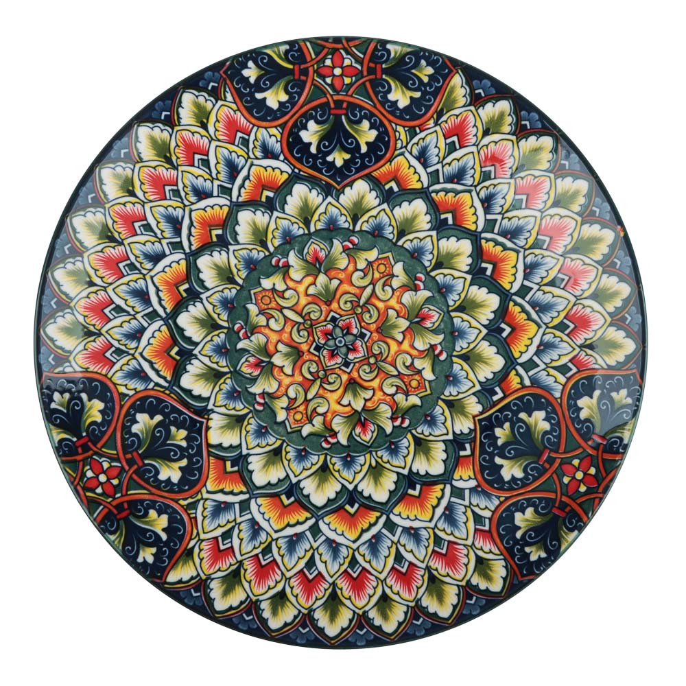 Блюдо 25х25х2,5см, тм MILLIMI Ориентал, керамика, арт.№ 824-318