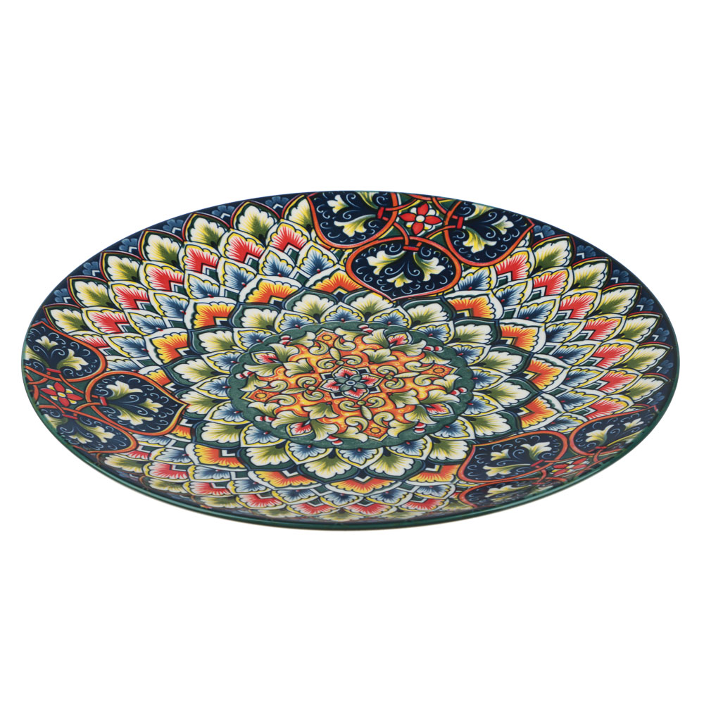 Блюдо 25х25х2,5см, тм MILLIMI Ориентал, керамика, арт.№ 824-318