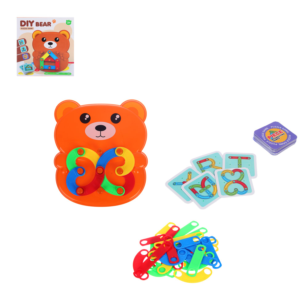 Игра развивающая "Медвежонок", PP, 18,5х3,5х19см, 2 дизайна, арт.№ 262-564