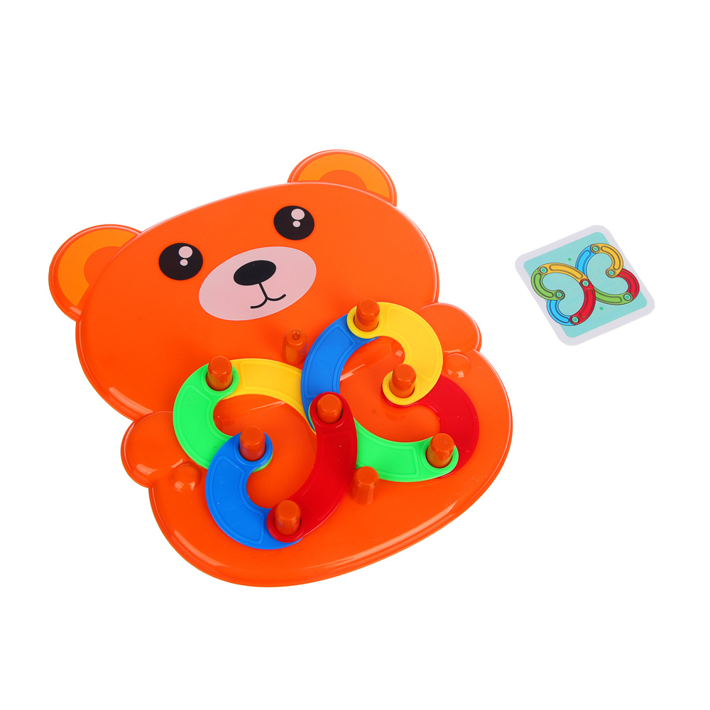 Игра развивающая "Медвежонок", PP, 18,5х3,5х19см, 2 дизайна, арт.№ 262-564