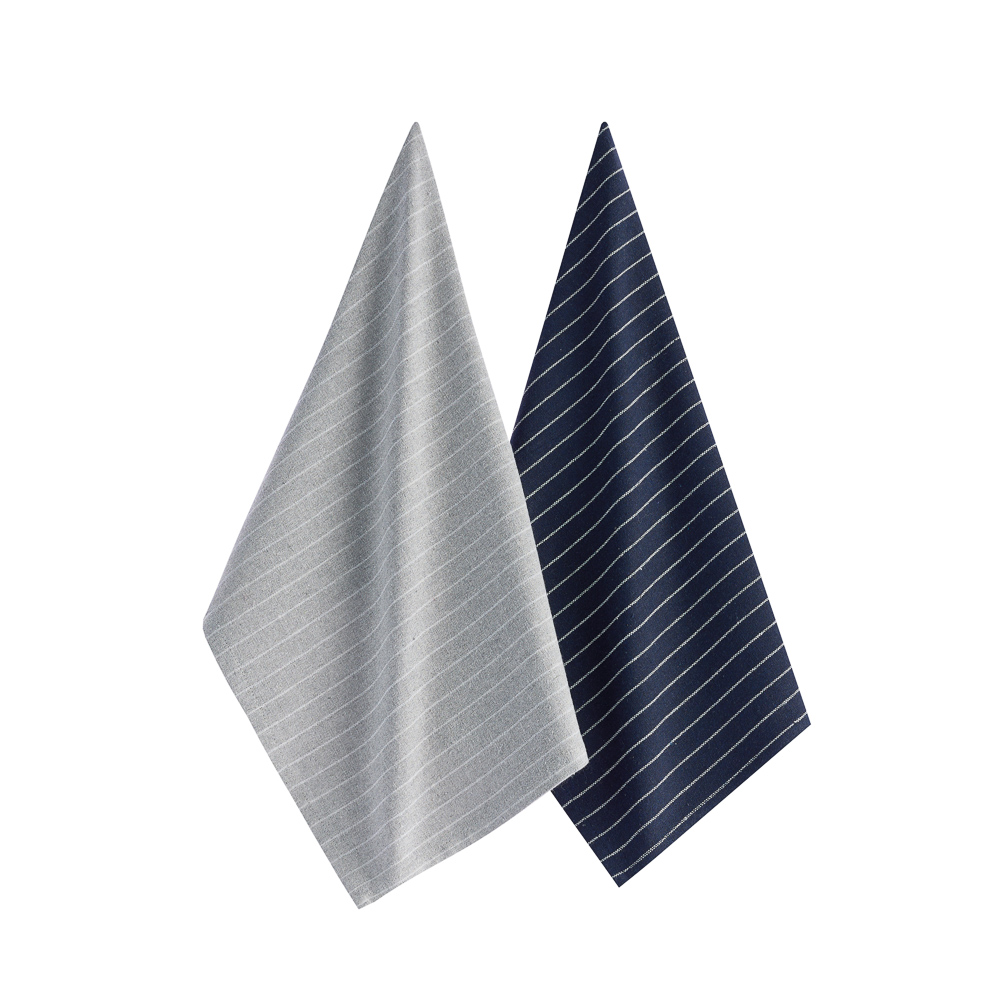PROVANCE Нэви Полотенце кухонное, 40х60см, 100% хлопок, полоски, 2 дизайна, арт.№ 434-160