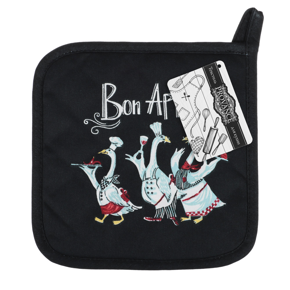 PROVANCE Гуси Прихватка, 100% хлопок, 20х20см, арт.№ 493-136