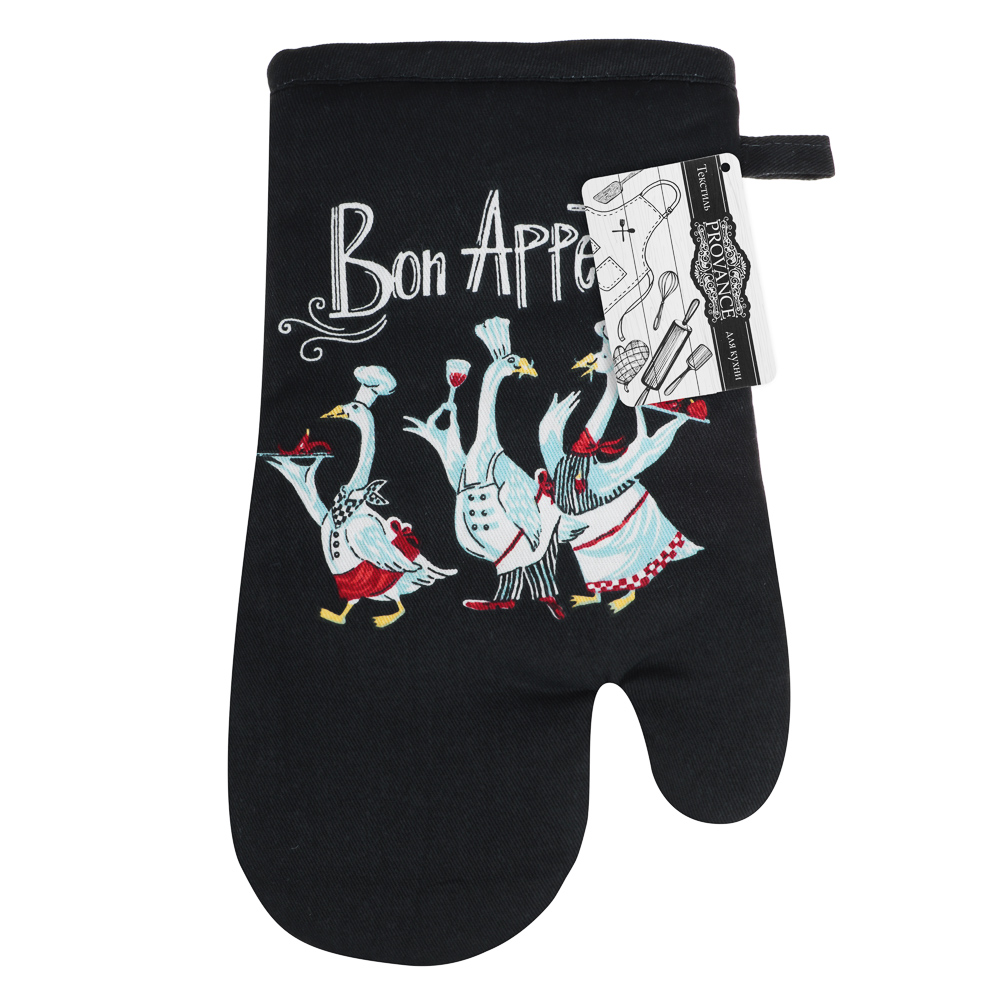 PROVANCE Гуси Прихватка-варежка, 100% хлопок, 18х29см, арт.№ 493-137