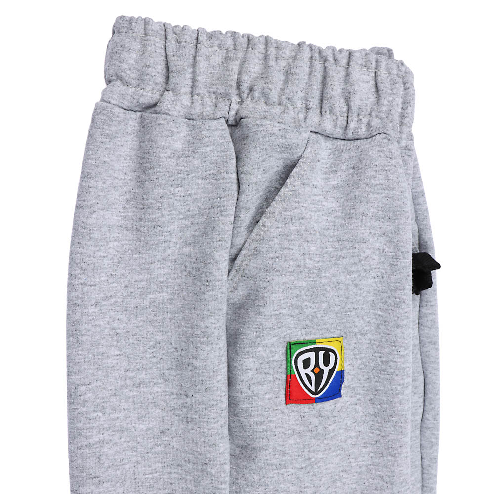 BY Basic Брюки детские, хлопок, цвет серый, размер 134, арт.№ 833-043