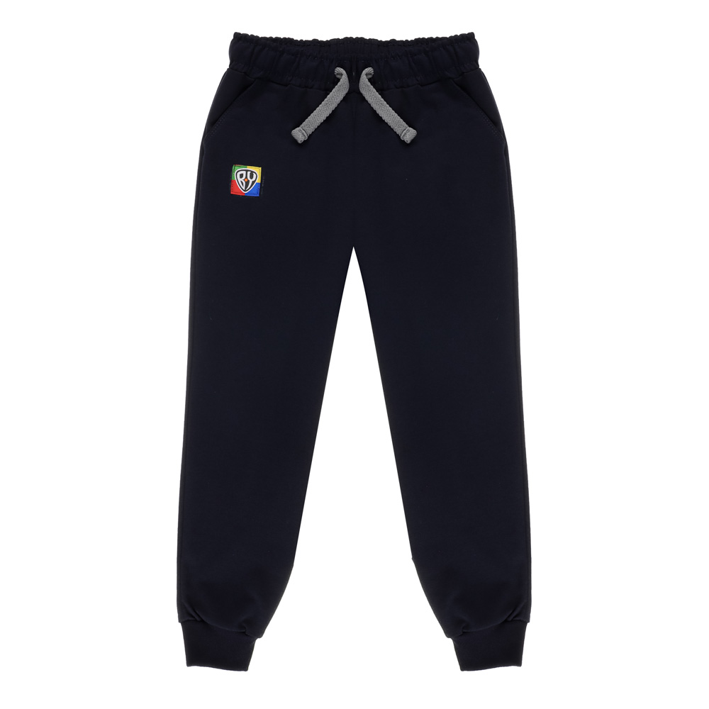 BY Basic Брюки детские, хлопок, цвет темно-синий, размер 134, арт.№ 833-289