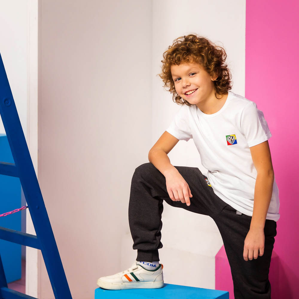 BY Basic Футболка детская, хлопок, цвет белый, размер 110, арт.№ 833-292