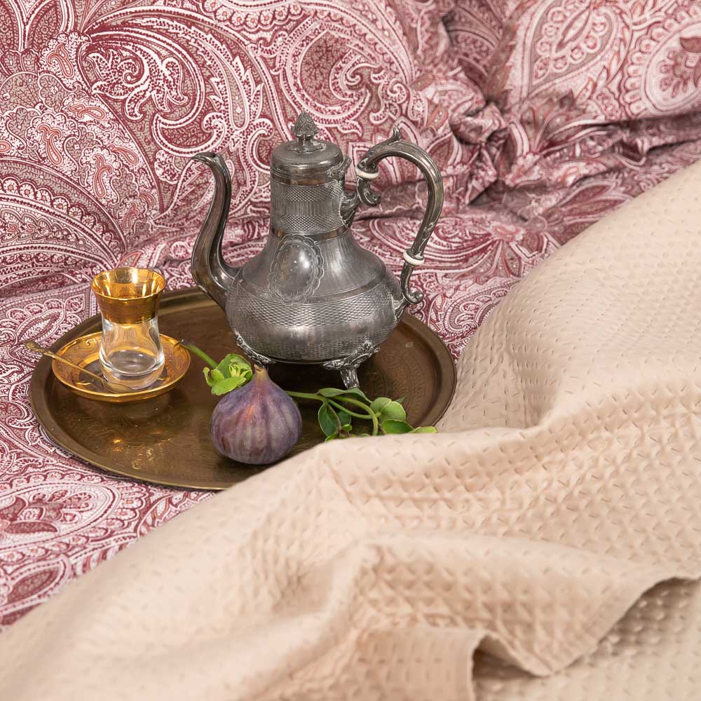 PROVANCE Покрывало бархатное однотонное 220х240см, 100% полиэстер, 2 цвета, арт.№ 486-090