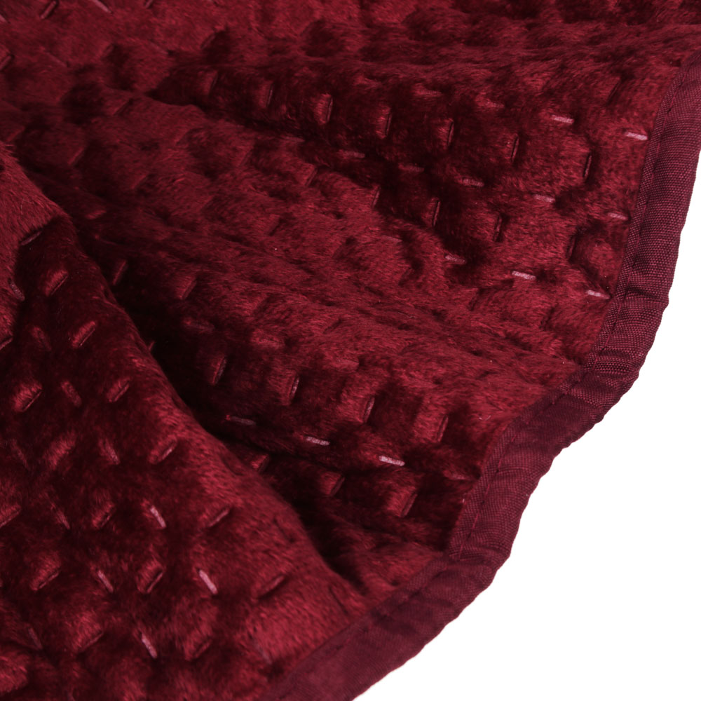 PROVANCE Покрывало бархатное однотонное 220х240см, 100% полиэстер, 2 цвета, арт.№ 486-090