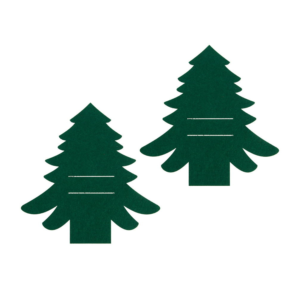 PROVANCE Фелиз Подставка фетровая под столовые приборы, 2шт в комплекте, 100% полиэстер, 2 цвета, арт.№ 492-218