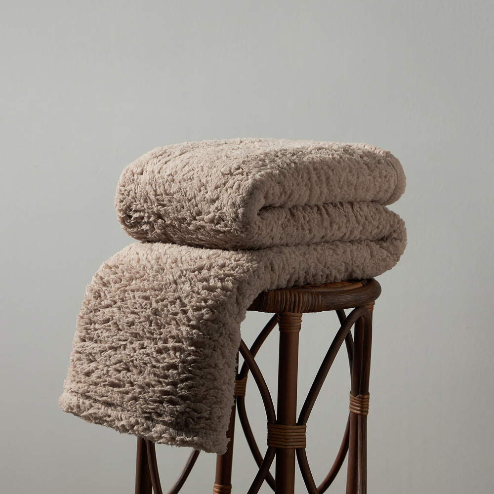 PROVANCE Фелиз Плед тедди, 130х170см, 100% полиэстер, 2 цвета, арт.№ 492-221