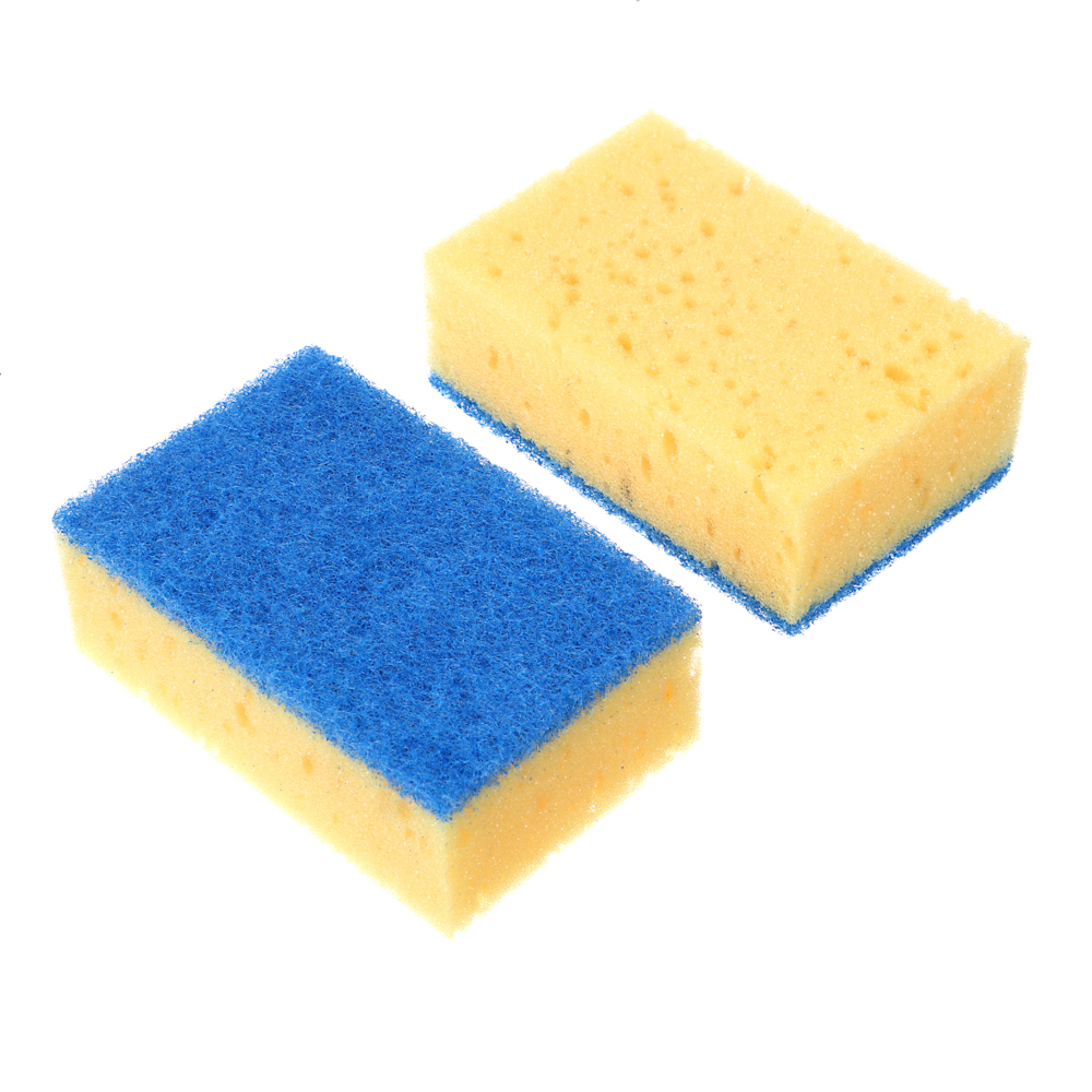 VETTA Набор губок для мытья посуды, 5 шт, 10,7x6,5x3,5 см, коралл, арт.№ 441-230