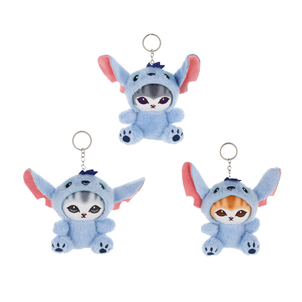 Брелок-подвес мягкий "Котя" в костюмчике, полиэстер, металл, ИГРОЛЕНД, 1811-42, арт.№ 264-574