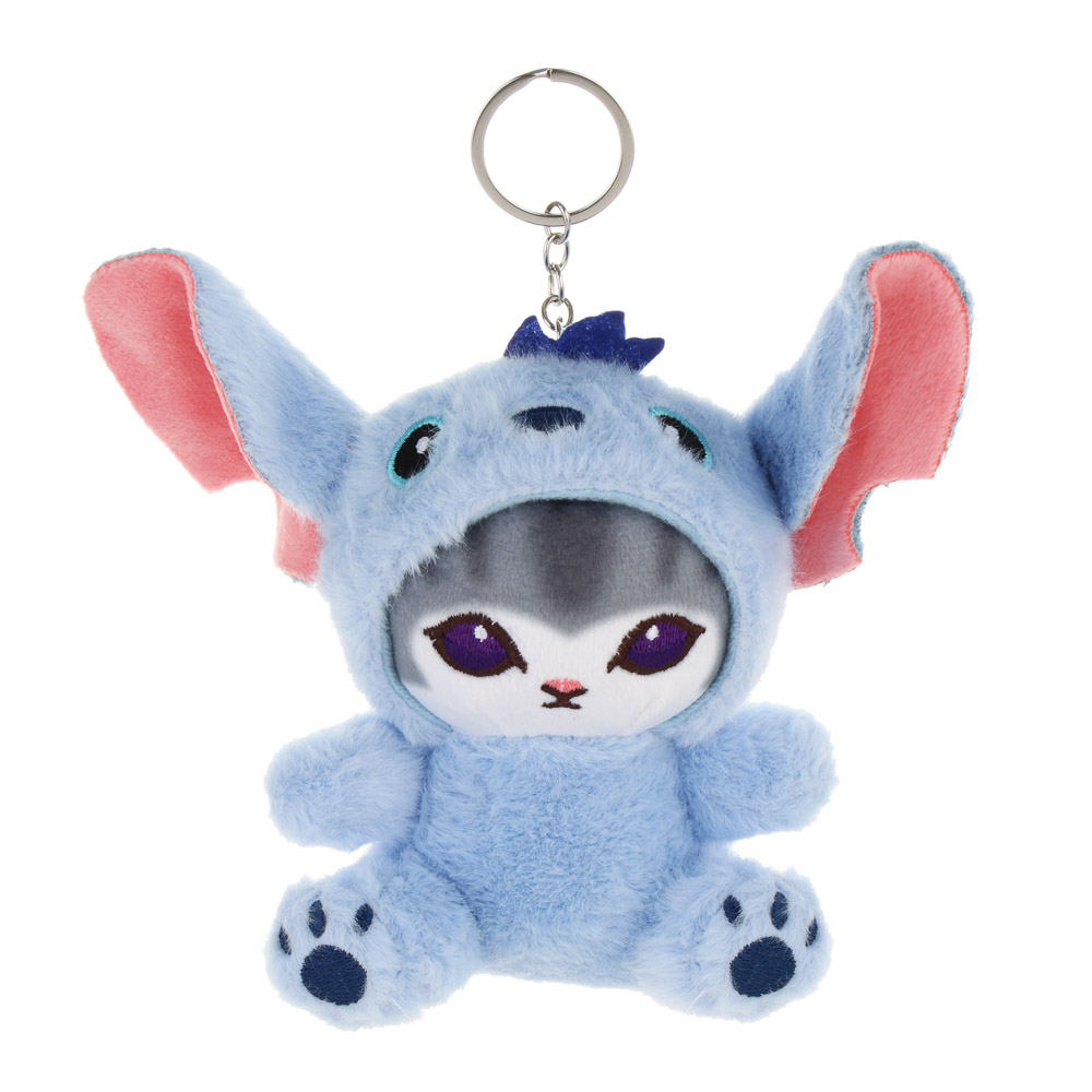 Брелок-подвес мягкий "Котя" в костюмчике, полиэстер, металл, ИГРОЛЕНД, 1811-42, арт.№ 264-574