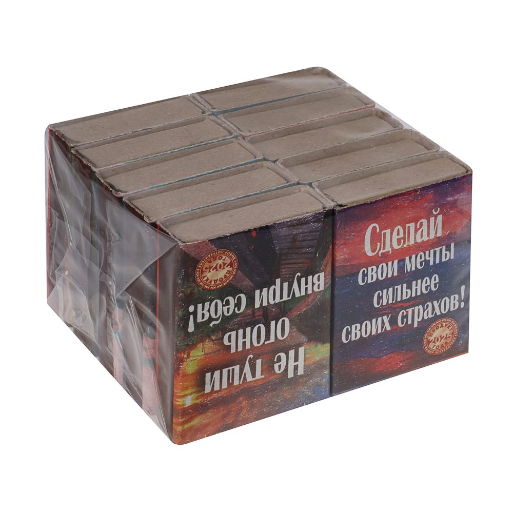 Спички бытовые, тм Борисовдрев, блок 10 коробков 7,5х6,5х5,1см, осина, картон, в ассортименте, арт.№ 101-067