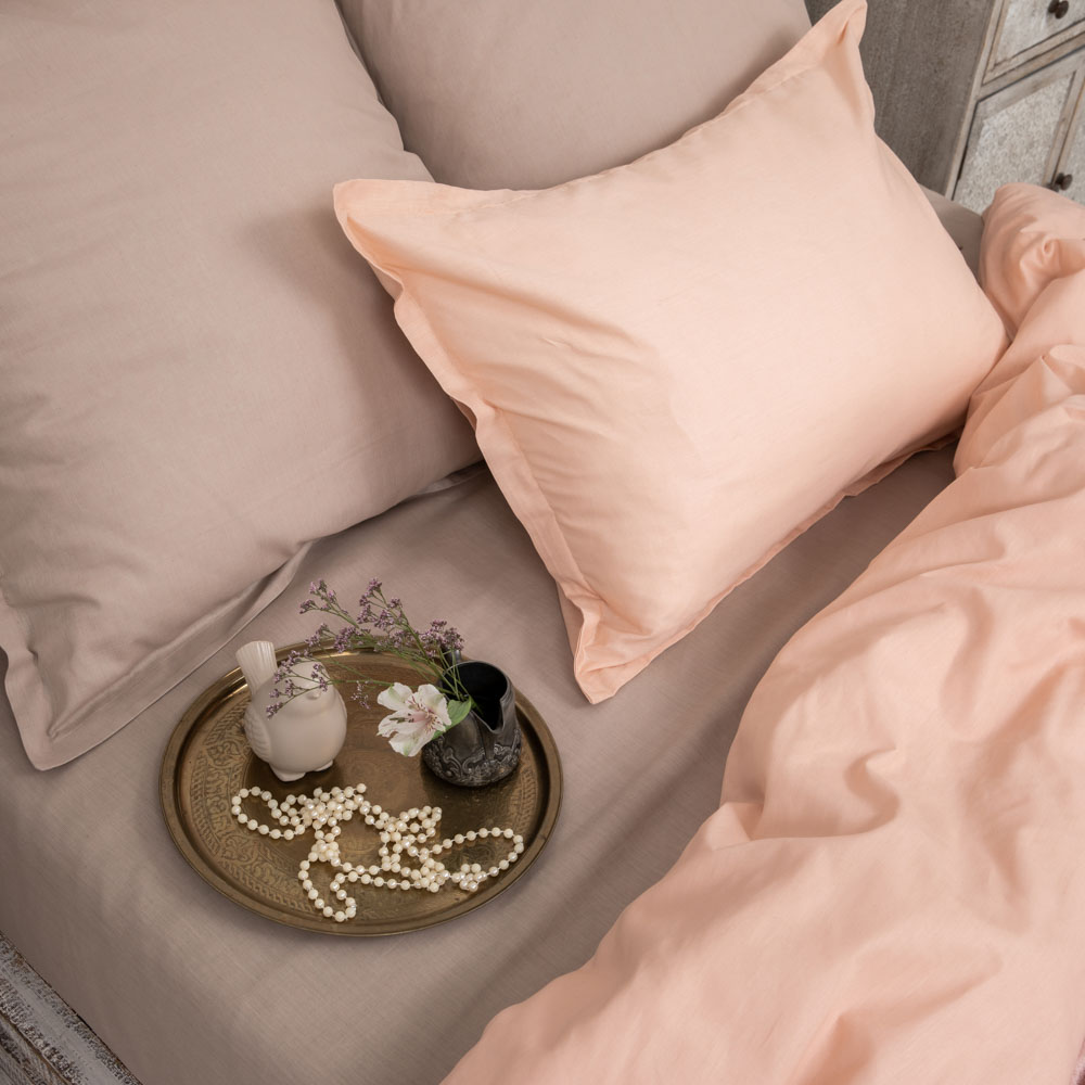 PROVANCE Роузмист Простыня евро, 220х240см, смесовый хлопок, 3 цвета, арт.№ 432-068